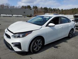 Salvage cars for sale at Exeter, RI auction: 2019 KIA Forte FE