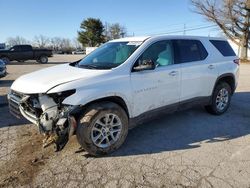 Salvage cars for sale at Lexington, KY auction: 2021 Chevrolet Traverse LS