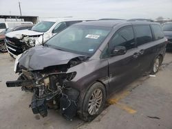 Toyota Sienna XLE salvage cars for sale: 2015 Toyota Sienna XLE