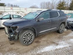 Salvage cars for sale from Copart Davison, MI: 2021 GMC Acadia Denali