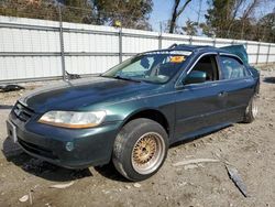 Salvage cars for sale from Copart Hampton, VA: 2001 Honda Accord EX