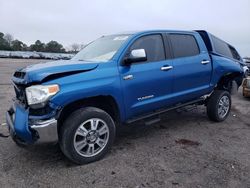 Salvage cars for sale from Copart Newton, AL: 2016 Toyota Tundra Crewmax Limited