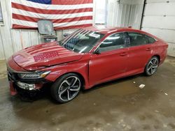 Honda salvage cars for sale: 2018 Honda Accord Sport