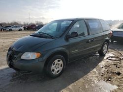 Salvage cars for sale at Cahokia Heights, IL auction: 2001 Dodge Caravan SE