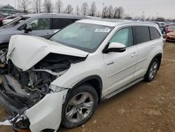 Vehiculos salvage en venta de Copart Cahokia Heights, IL: 2016 Toyota Highlander Hybrid Limited