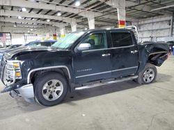 Chevrolet Silverado k1500 ltz salvage cars for sale: 2015 Chevrolet Silverado K1500 LTZ