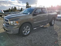 Salvage cars for sale from Copart Graham, WA: 2015 Dodge RAM 1500 SLT