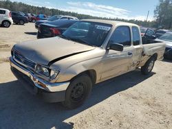 Salvage cars for sale at Harleyville, SC auction: 1996 Toyota Tacoma Xtracab