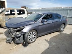 Salvage cars for sale at Kansas City, KS auction: 2015 Honda Accord EXL