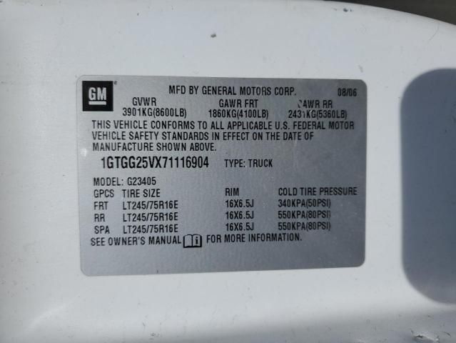 2007 GMC Savana G2500