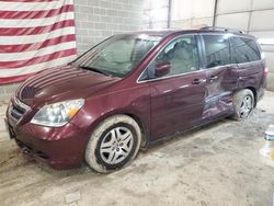 Salvage cars for sale from Copart Columbia, MO: 2007 Honda Odyssey EXL