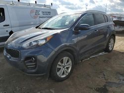 Salvage cars for sale at Woodhaven, MI auction: 2017 KIA Sportage LX