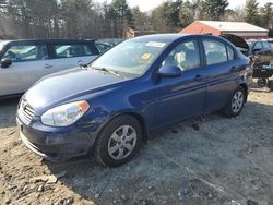 Salvage cars for sale at Mendon, MA auction: 2009 Hyundai Accent GLS