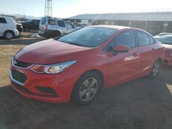 Vehiculos salvage en venta de Copart Phoenix, AZ: 2017 Chevrolet Cruze LS