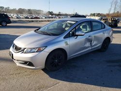 Salvage cars for sale at Dunn, NC auction: 2015 Honda Civic EX