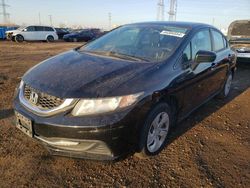 Honda Civic LX salvage cars for sale: 2014 Honda Civic LX