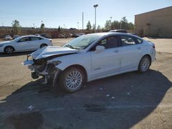 Ford salvage cars for sale: 2016 Ford Fusion SE Hybrid