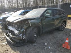 Toyota Highlander salvage cars for sale: 2023 Toyota Highlander Hybrid XLE