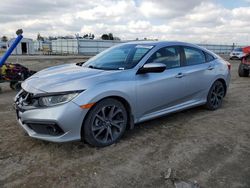 Salvage cars for sale at Bakersfield, CA auction: 2021 Honda Civic Sport