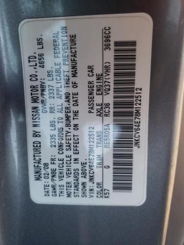 2008 Infiniti G37 Base