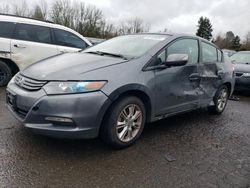 Honda Insight EX salvage cars for sale: 2010 Honda Insight EX