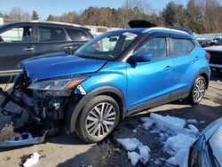 Salvage cars for sale at Assonet, MA auction: 2022 Nissan Kicks SV