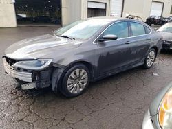 Salvage cars for sale from Copart Woodburn, OR: 2015 Chrysler 200 LX