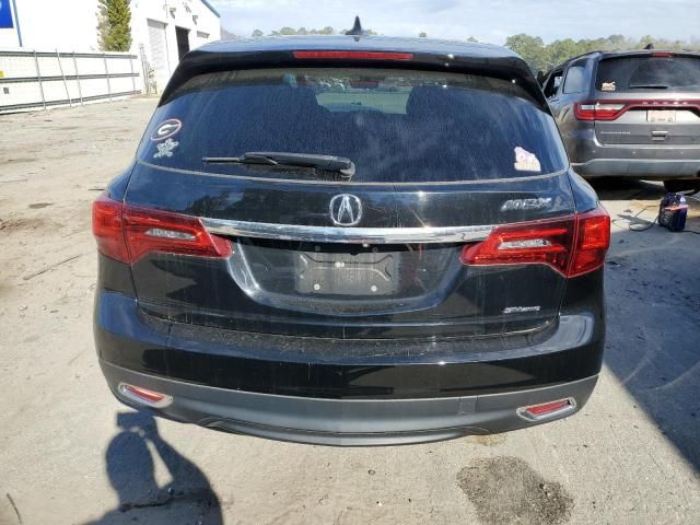 2016 Acura MDX Technology