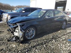 Infiniti Q50 Luxe salvage cars for sale: 2019 Infiniti Q50 Luxe