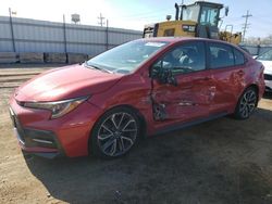 Vehiculos salvage en venta de Copart Chicago Heights, IL: 2020 Toyota Corolla XSE