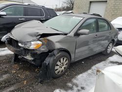 Salvage cars for sale from Copart North Billerica, MA: 2004 Toyota Corolla CE