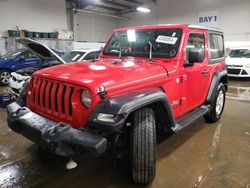 Jeep Wrangler salvage cars for sale: 2021 Jeep Wrangler Sport