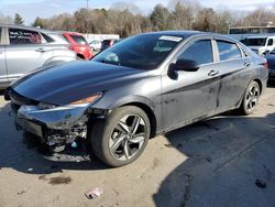 Salvage cars for sale from Copart Assonet, MA: 2021 Hyundai Elantra SEL