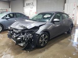 Salvage cars for sale from Copart Elgin, IL: 2021 Nissan Sentra SV