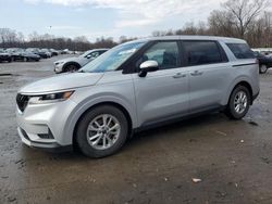 Salvage cars for sale from Copart Ellwood City, PA: 2022 KIA Carnival LX