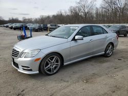 Salvage cars for sale from Copart Ellwood City, PA: 2013 Mercedes-Benz E 350 4matic