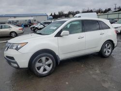 Salvage cars for sale at Pennsburg, PA auction: 2012 Acura MDX Technology