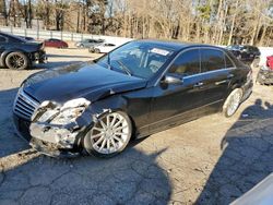 Salvage cars for sale at Austell, GA auction: 2010 Mercedes-Benz E 550