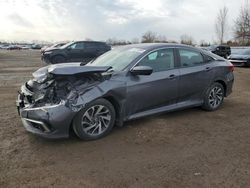 Salvage cars for sale at London, ON auction: 2020 Honda Civic EX