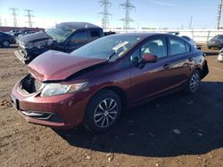 Salvage cars for sale at Elgin, IL auction: 2014 Honda Civic LX