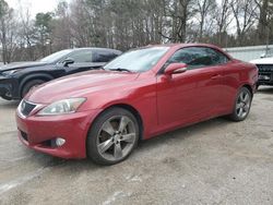 Salvage cars for sale from Copart Austell, GA: 2011 Lexus IS 250