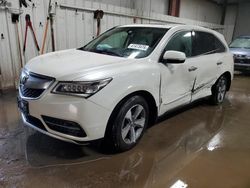 Acura salvage cars for sale: 2016 Acura MDX