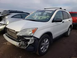 Salvage cars for sale at Elgin, IL auction: 2008 Honda CR-V EX