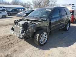 Salvage cars for sale from Copart Wichita, KS: 2017 Ford Explorer XLT