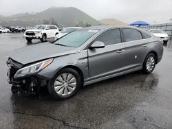 Hyundai Sonata Hybrid salvage cars for sale: 2017 Hyundai Sonata Hybrid