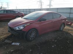 Salvage cars for sale at Elgin, IL auction: 2016 Hyundai Elantra SE