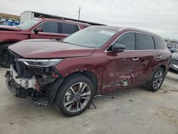 Infiniti salvage cars for sale: 2023 Infiniti QX60 Luxe