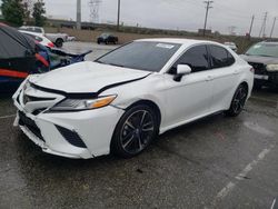 Salvage cars for sale from Copart Rancho Cucamonga, CA: 2020 Toyota Camry XSE