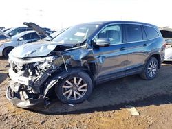 Honda Pilot EXL salvage cars for sale: 2019 Honda Pilot EXL