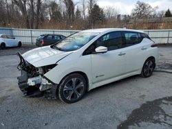 Salvage cars for sale from Copart Albany, NY: 2019 Nissan Leaf S